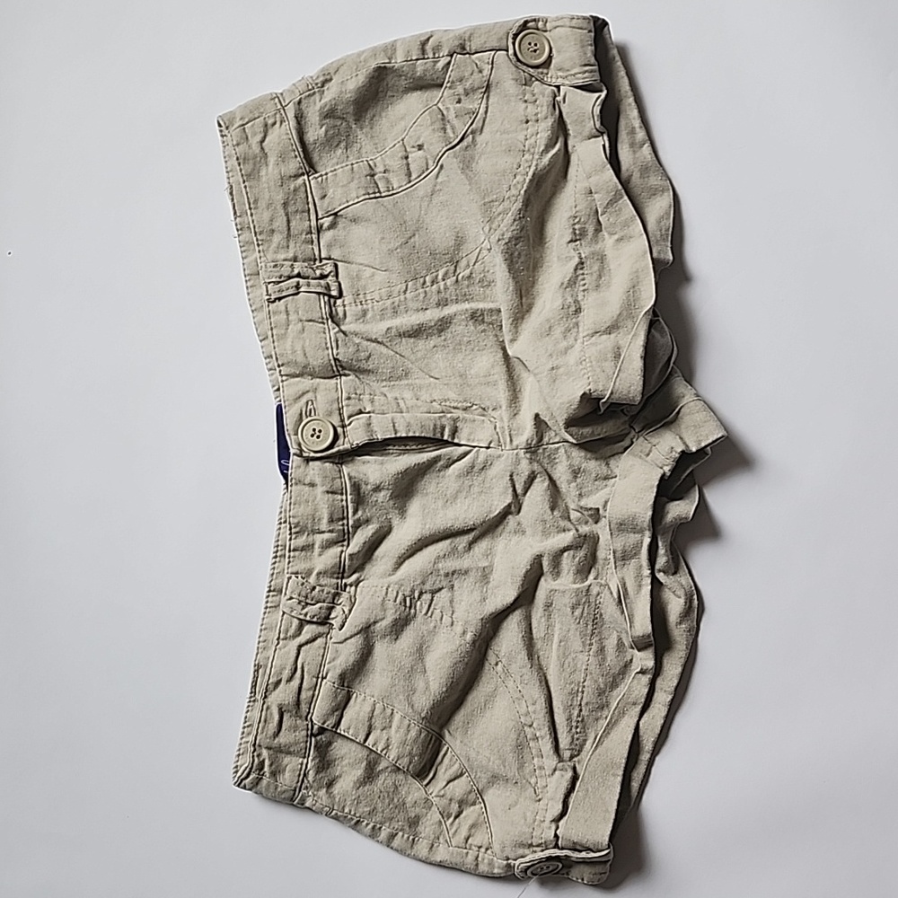 Miley Cyrus MAXAZARIA Linen Mix Shorts sz 13/15